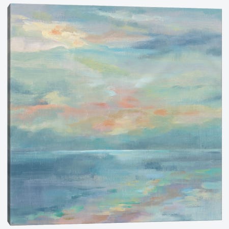 June Morning By The Sea Canvas Print #SIV256} by Silvia Vassileva Canvas Artwork