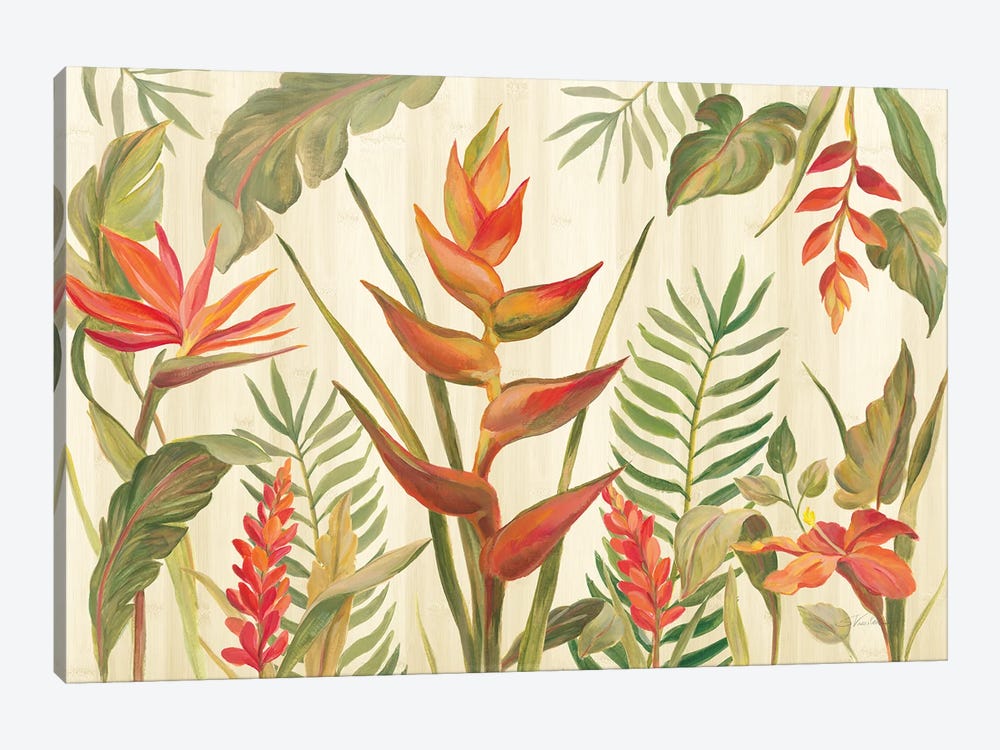 Tropical Garden VII by Silvia Vassileva 1-piece Canvas Art Print