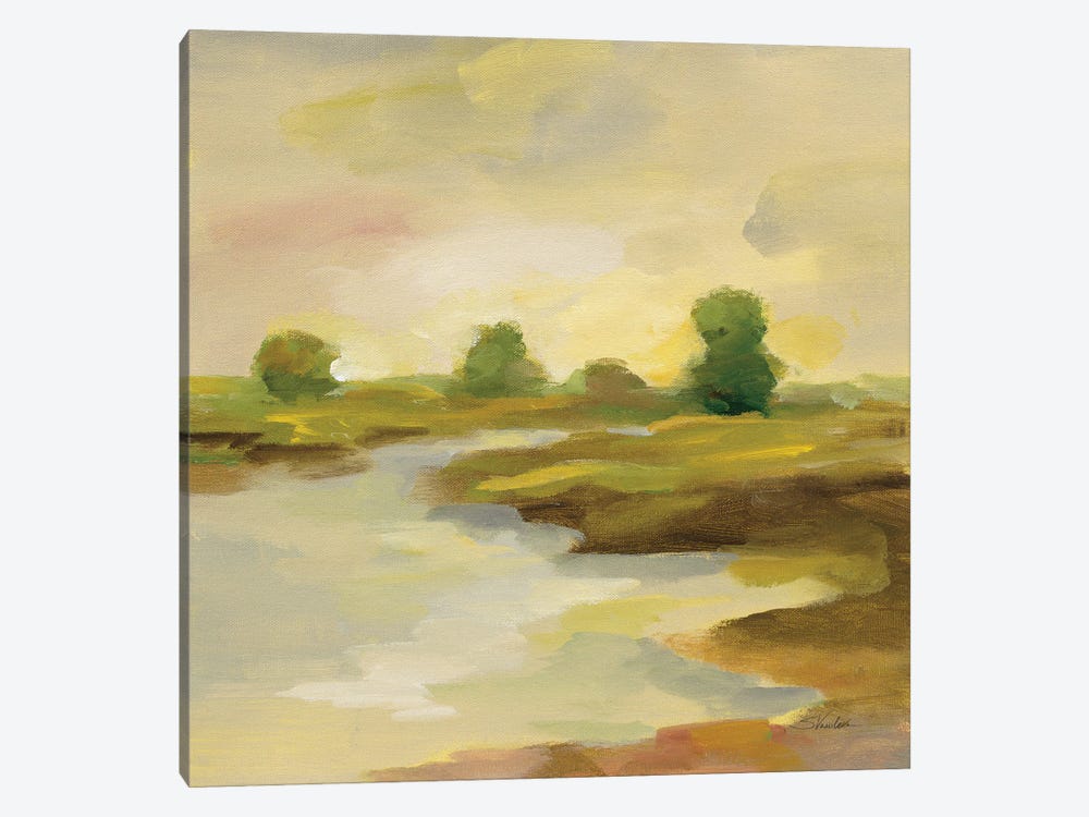 Chartreuse Fields I by Silvia Vassileva 1-piece Canvas Print