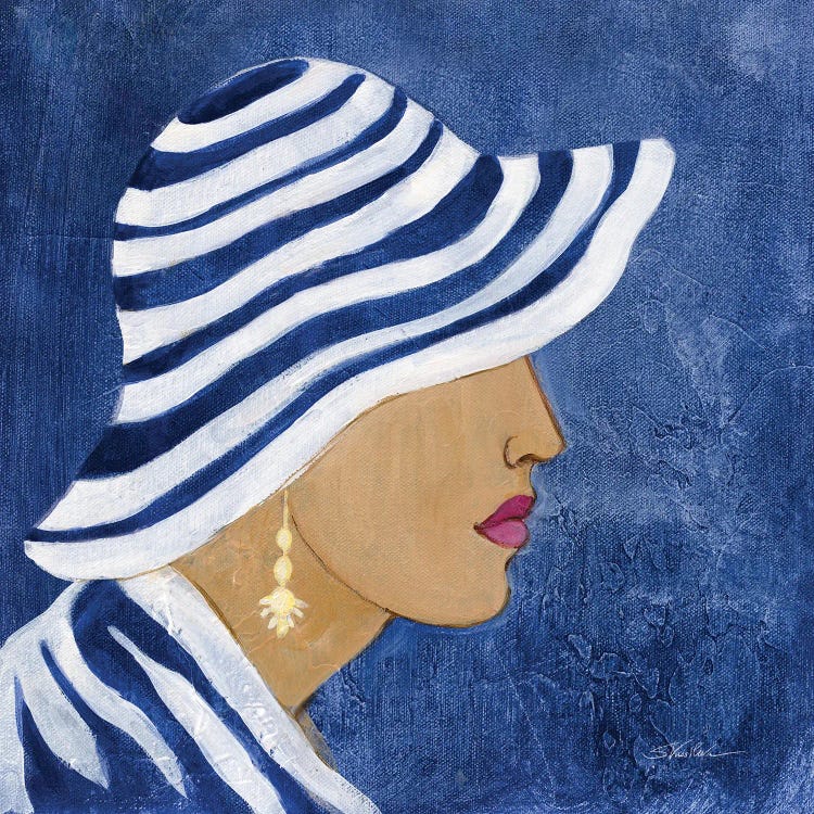Lady with Hat I by Silvia Vassileva wall art