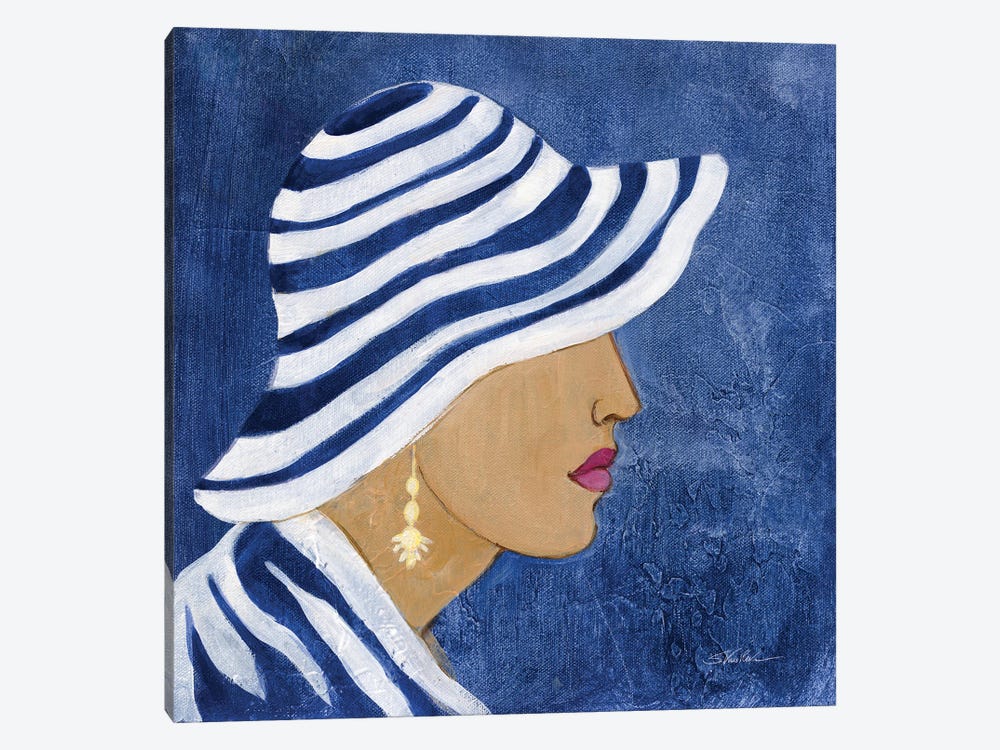 Lady with Hat I by Silvia Vassileva 1-piece Canvas Wall Art