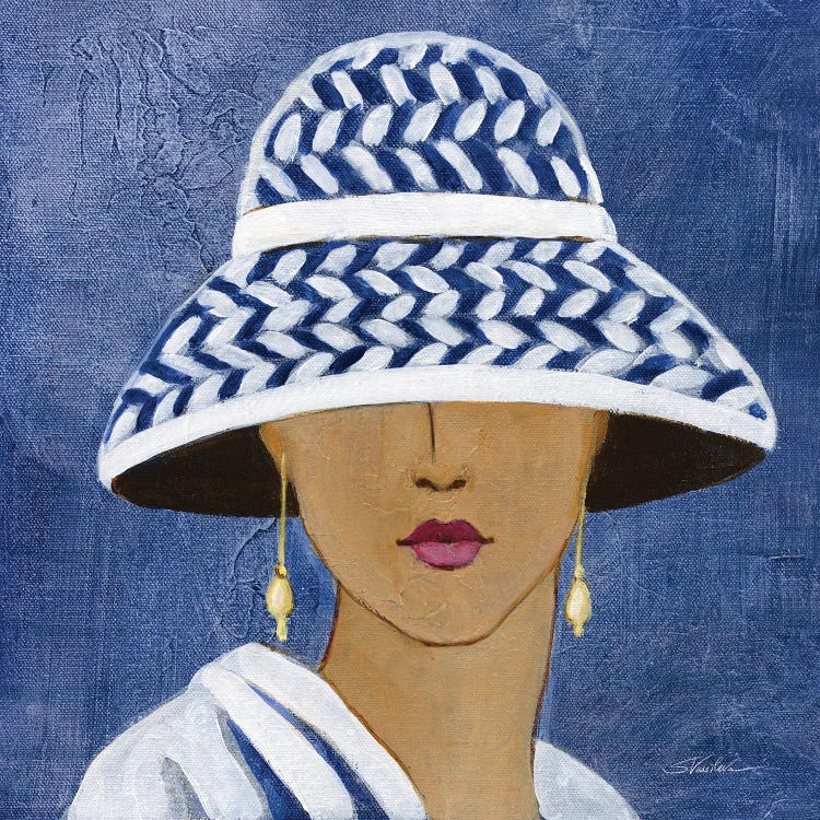 Lady with Hat II by Silvia Vassileva wall art
