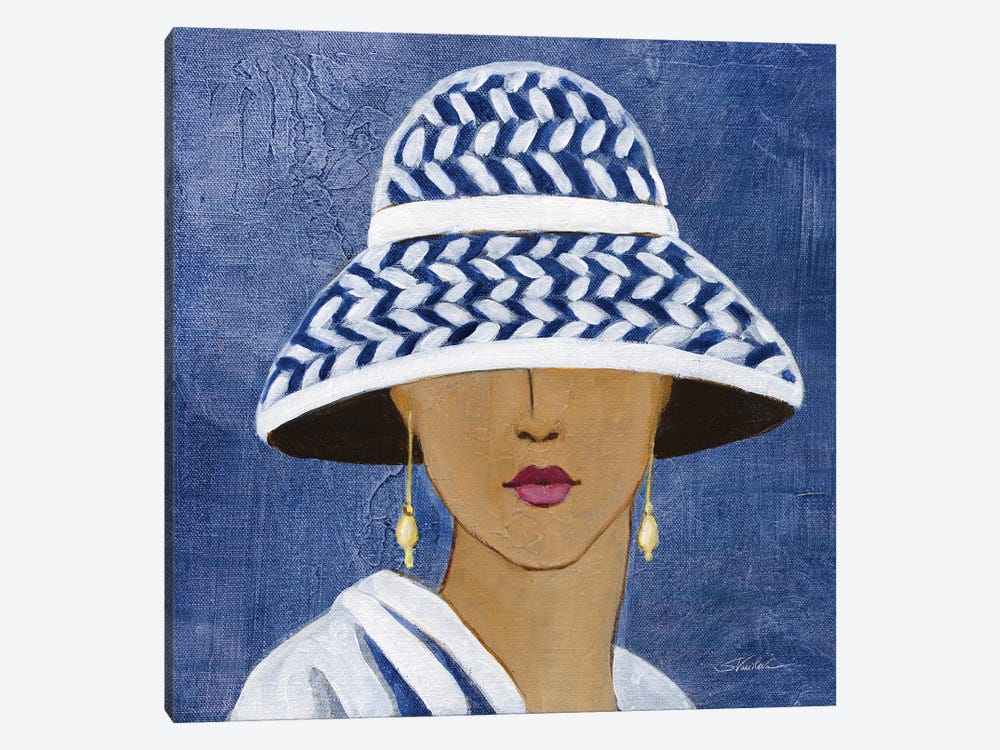 Lady with Hat II by Silvia Vassileva 1-piece Canvas Art Print