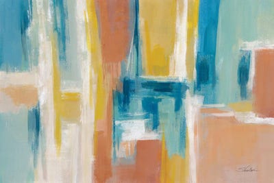 90's Color Blocks by Silvia Vassileva art print