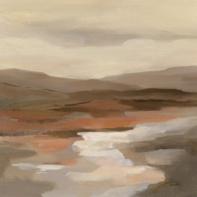 Cinnamon Riverbank I by Silvia Vassileva acrylic art print