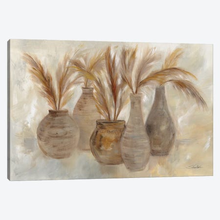 Grasses And Baskets Canvas Print #SIV335} by Silvia Vassileva Art Print