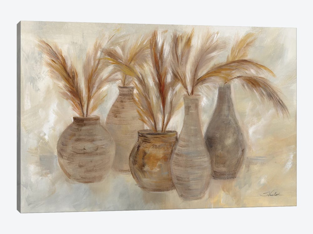 Grasses And Baskets by Silvia Vassileva 1-piece Canvas Wall Art