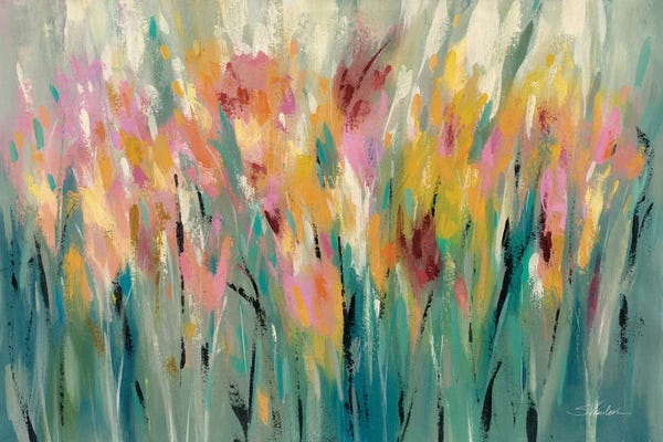 Abstract Floral & Botanical: Summer Garden Joy by Silvia Vassileva