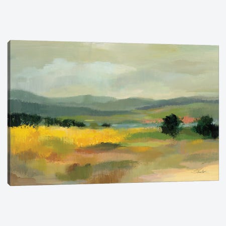 Sunflower Field Canvas Print #SIV342} by Silvia Vassileva Canvas Art Print