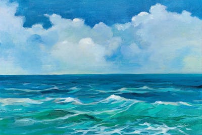 Emerald Wave by Silvia Vassileva art print