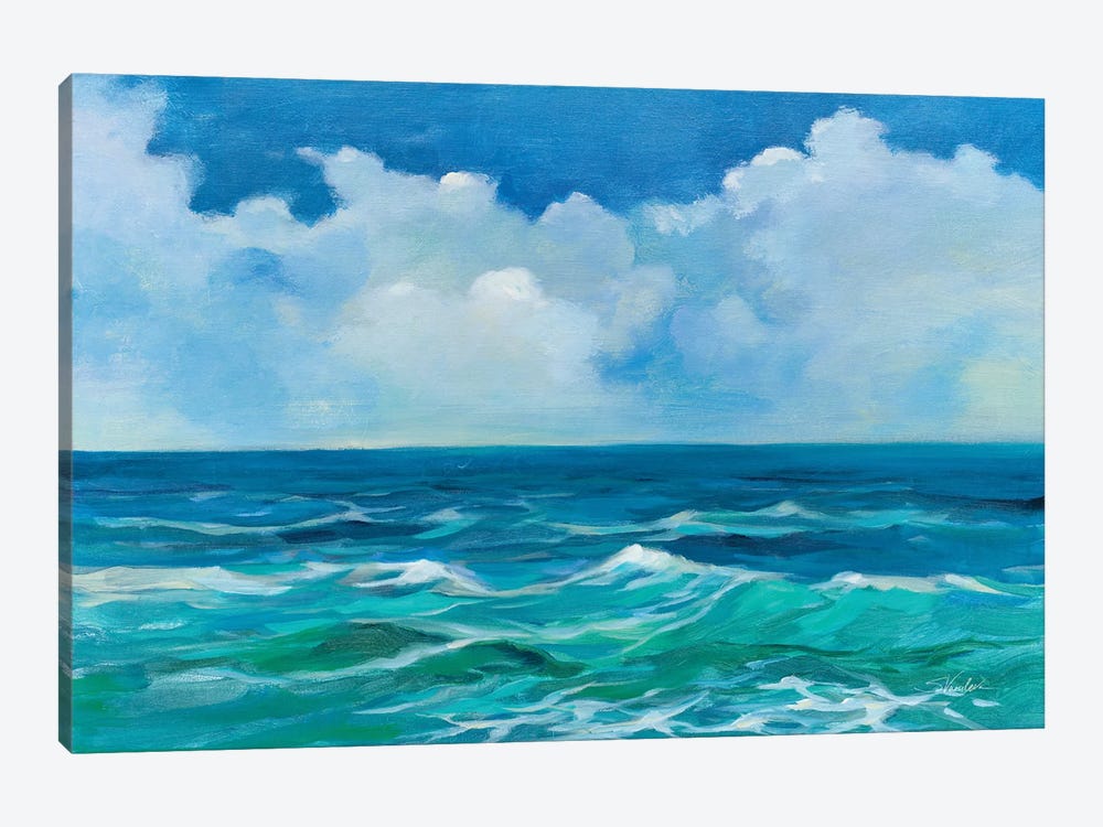 Emerald Wave by Silvia Vassileva 1-piece Canvas Print