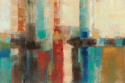 Aqua Horizon by Silvia Vassileva metal wall art