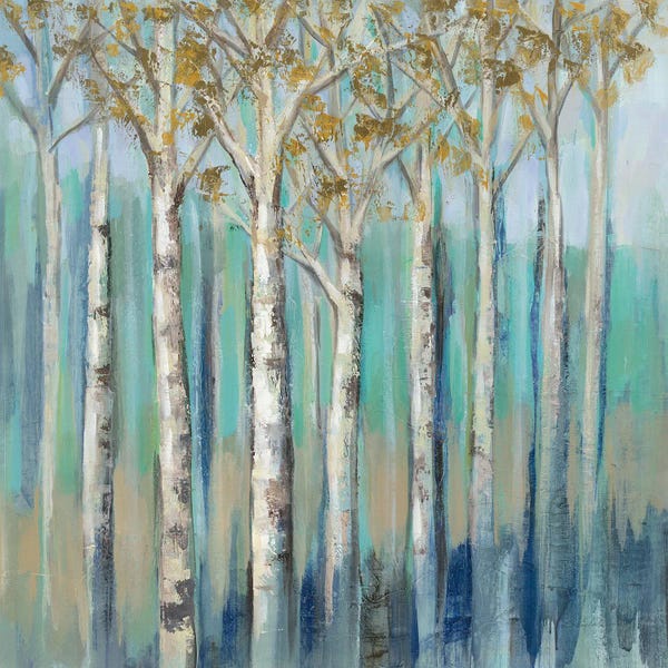 Birch Trees: Birches at Dawn by Silvia Vassileva