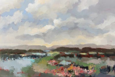 By The Lake by Silvia Vassileva metal wall art