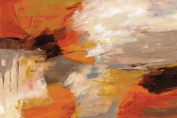 Silvia Vassileva: Falling Leaves Red Clay by Silvia Vassileva
