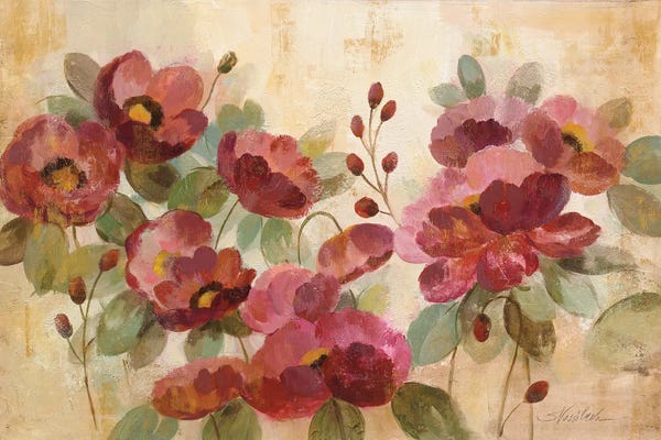 Silvia Vassileva: Fleurs Rouge by Silvia Vassileva