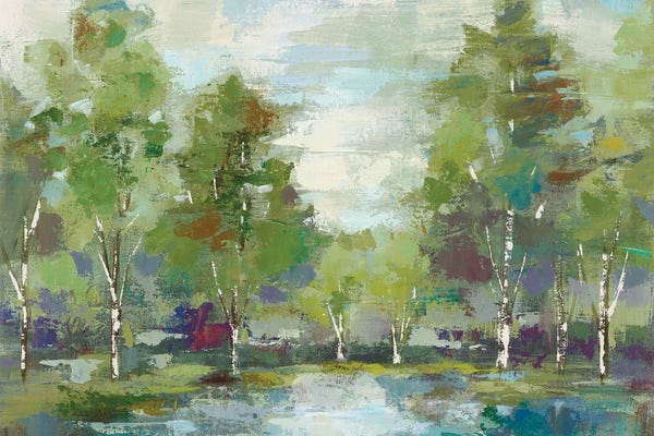 Silvia Vassileva: Forest at Dawn Crop by Silvia Vassileva