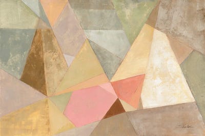 Geometric Abstract by Silvia Vassileva metal wall art