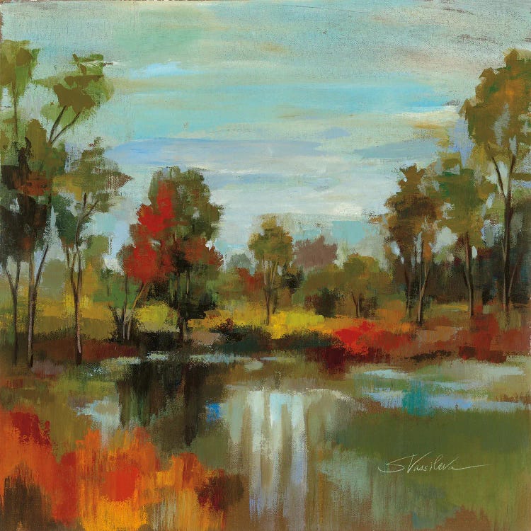 Hidden Pond Hues I by Silvia Vassileva wall art