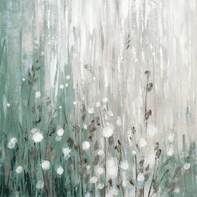 January Branches Green II by Silvia Vassileva metal wall art