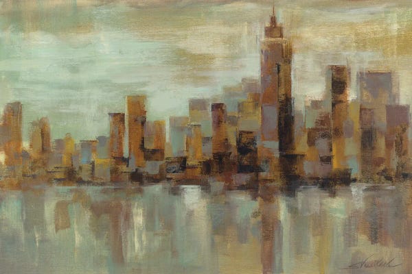 Fine Art Print: Misty Day in Manhattan by Silvia Vassileva