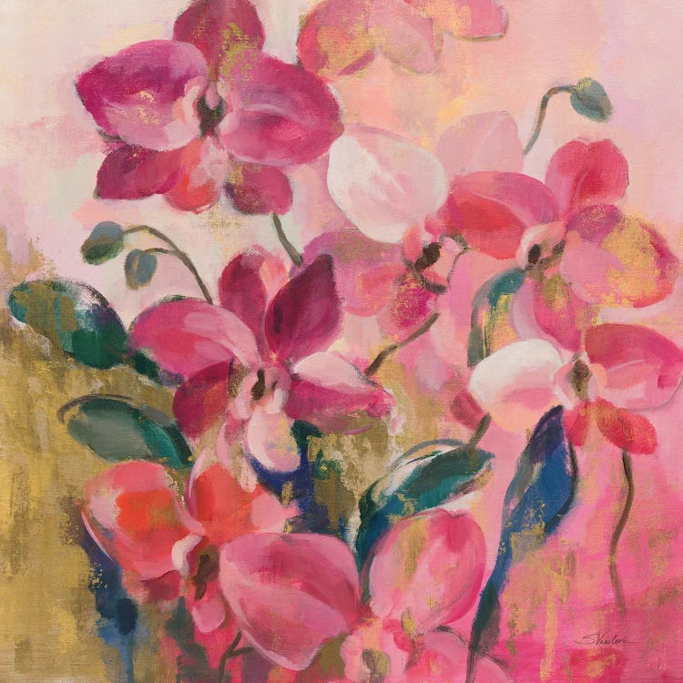 Abstract Orchid by Silvia Vassileva wall art
