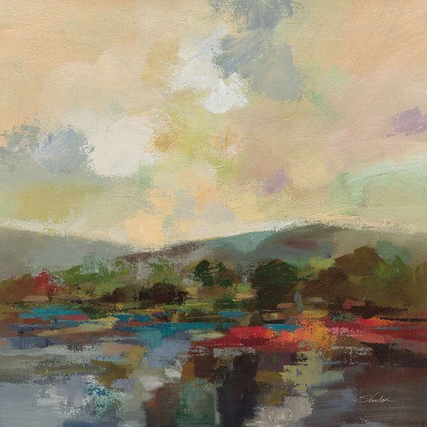Fine Art Print: Teal Lake by Silvia Vassileva
