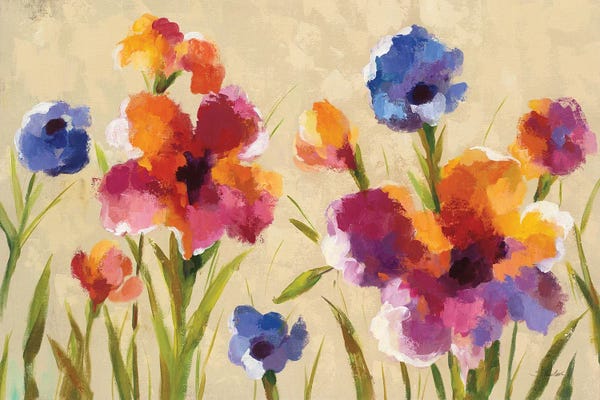 Silvia Vassileva: Bold Bright Flowers I by Silvia Vassileva
