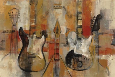 Rock And Roll Rhythm by Silvia Vassileva multi panel art