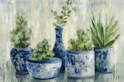 Silvia Vassileva - Gallery Posters: Chinoiserie Plants by Silvia Vassileva