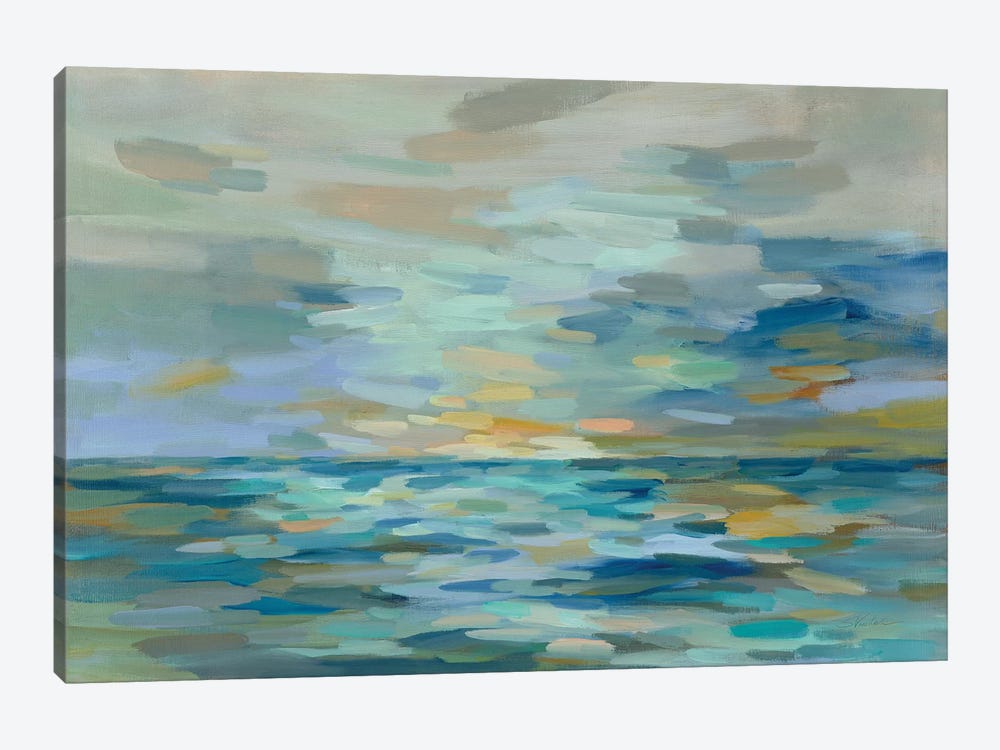 Pastel Blue Sea by Silvia Vassileva 1-piece Canvas Print