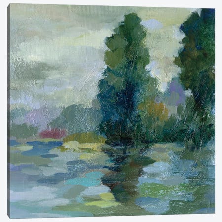 Sunrise at the Lake II Canvas Print #SIV56} by Silvia Vassileva Canvas Print