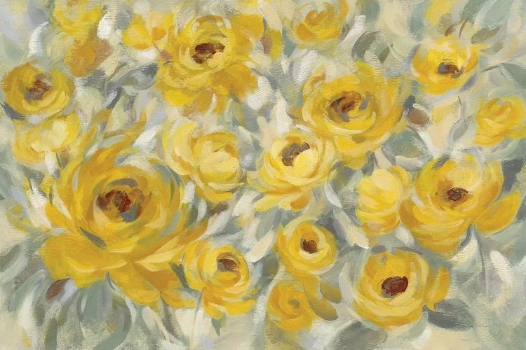 Yellow Roses by Silvia Vassileva wall art