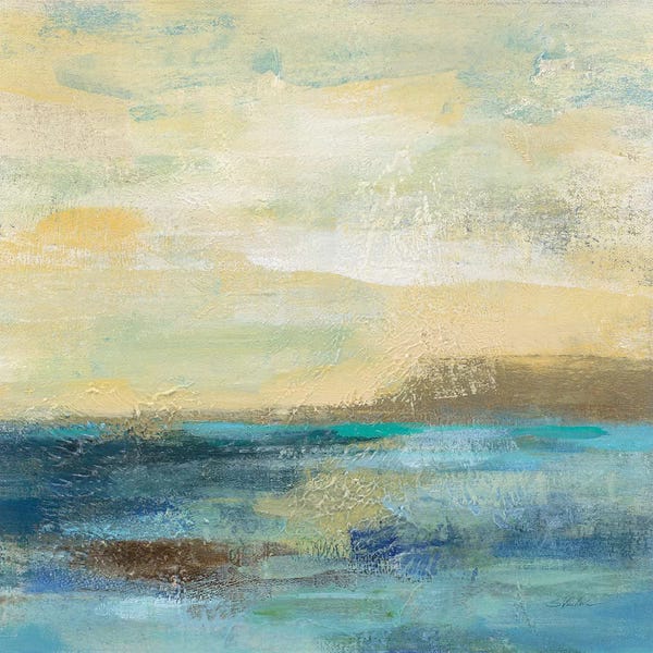 Coastal & Ocean Abstracts: Sunset Beach II by Silvia Vassileva