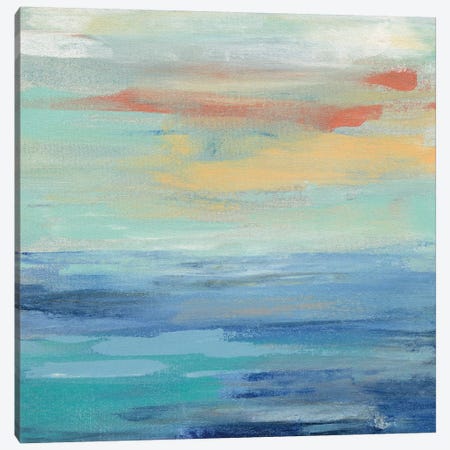 Sunset Beach II Canvas Print #SIV75} by Silvia Vassileva Canvas Art Print
