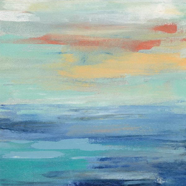 Coastal & Ocean Abstracts: Sunset Beach II by Silvia Vassileva