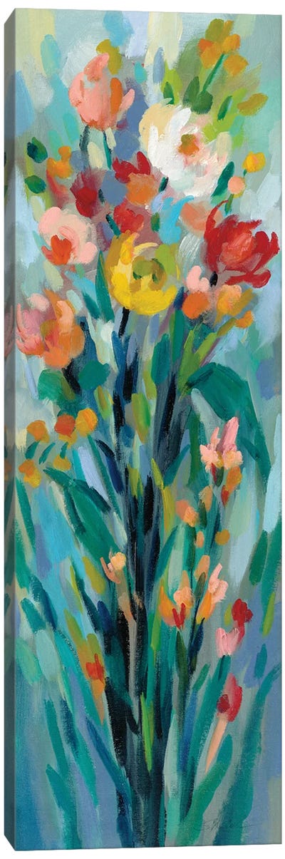 Tall Bright Flowers I Canvas Art Print - Silvia Vassileva