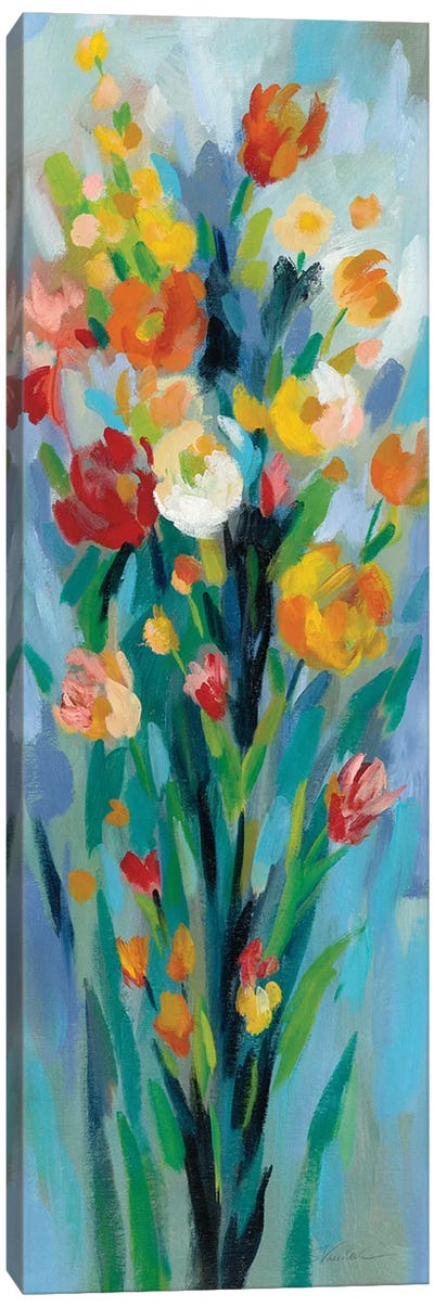 Tall Bright Flowers II Canvas Art Print - Silvia Vassileva