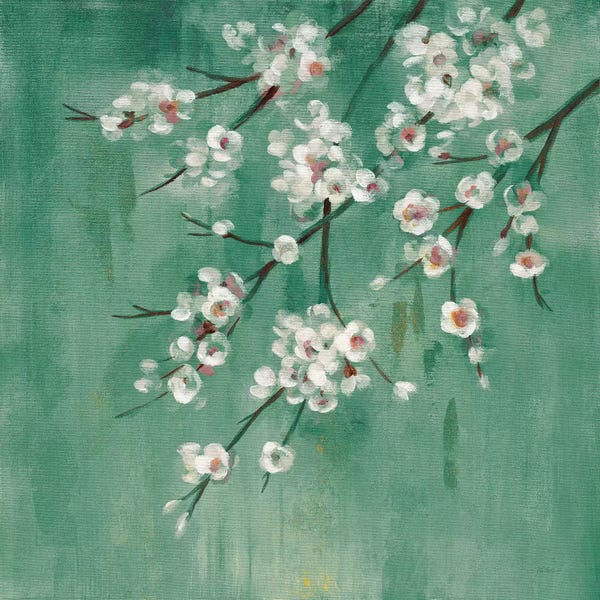 Oak Trees: Cherry Cloud I Jade by Silvia Vassileva