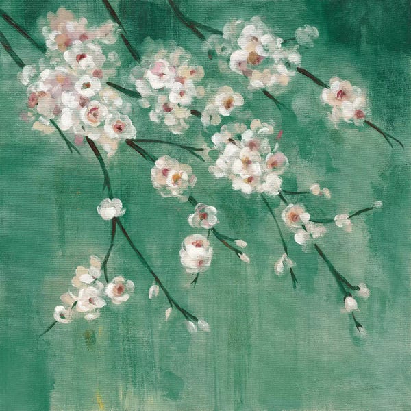Oak Trees: Cherry Cloud II Jade by Silvia Vassileva
