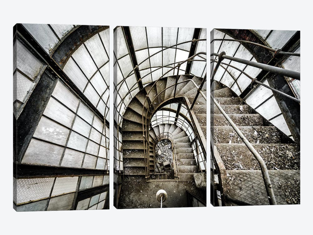 Spiral II by Simon Yeung 3-piece Canvas Print