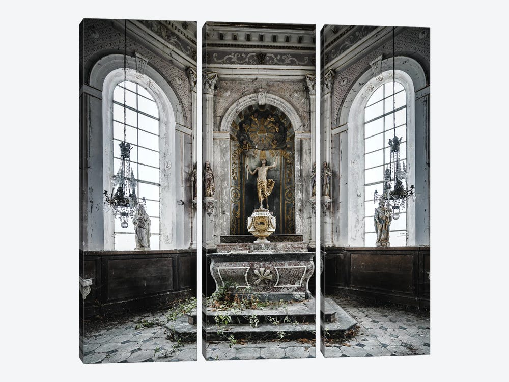 Chapel Squeeze by Simon Yeung 3-piece Canvas Art Print