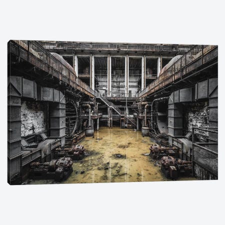 Industrial Monster Canvas Print #SIY42} by Simon Yeung Canvas Artwork
