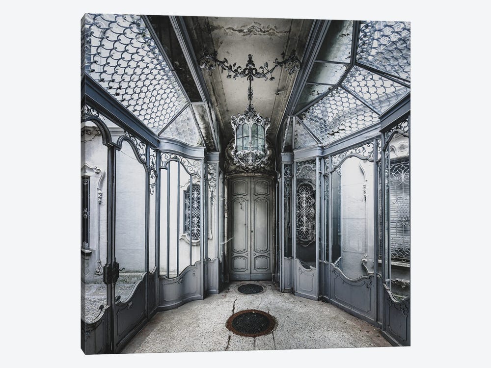 Beautiful And Ornate Metalwork In Abandoned Villa by Simon Yeung 1-piece Canvas Artwork