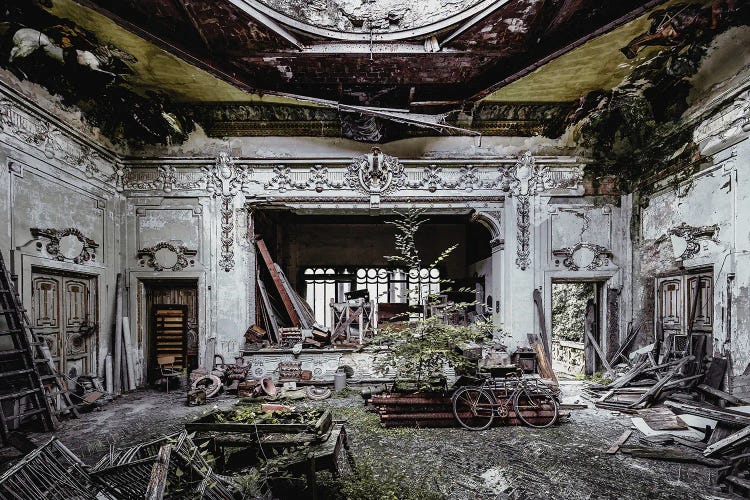 Decay And Details In A Derelict Theatre by Simon Yeung wall art