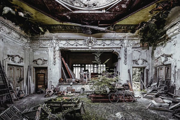 Industrial Office: Decay And Details In A Derelict Theatre by Simon Yeung