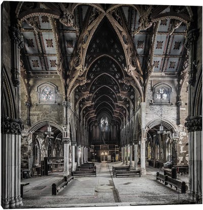 Gothic Church Canvas Art Print - Fine Art Photography