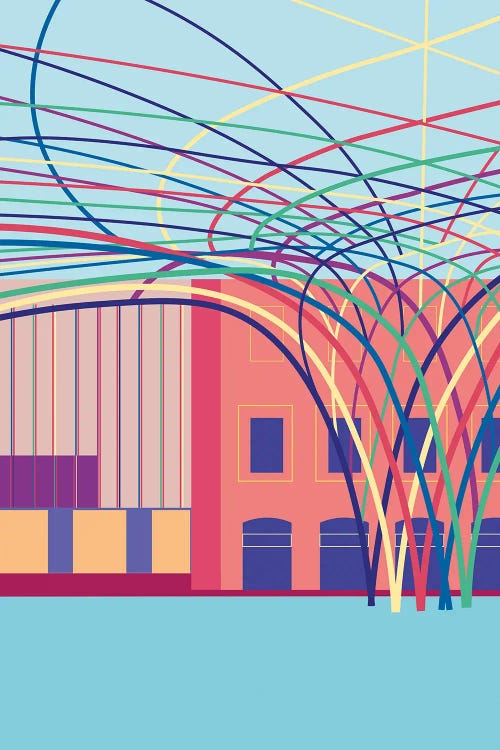 King's Cross Station by South Island Art wall art