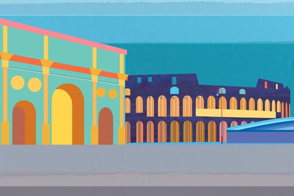 The Seven Wonders Of The World: The Colosseum, Rome by South Island Art