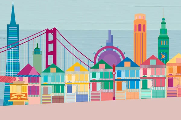 Golden Gate Bridge: Iconic San Francisco by South Island Art